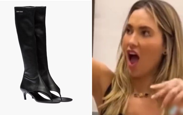 Bota de dedo Virginia ganha cal ado de R 12 mil da sogra Goi s