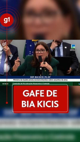 Bia Kicis não reconhece deputada e comete gafe...