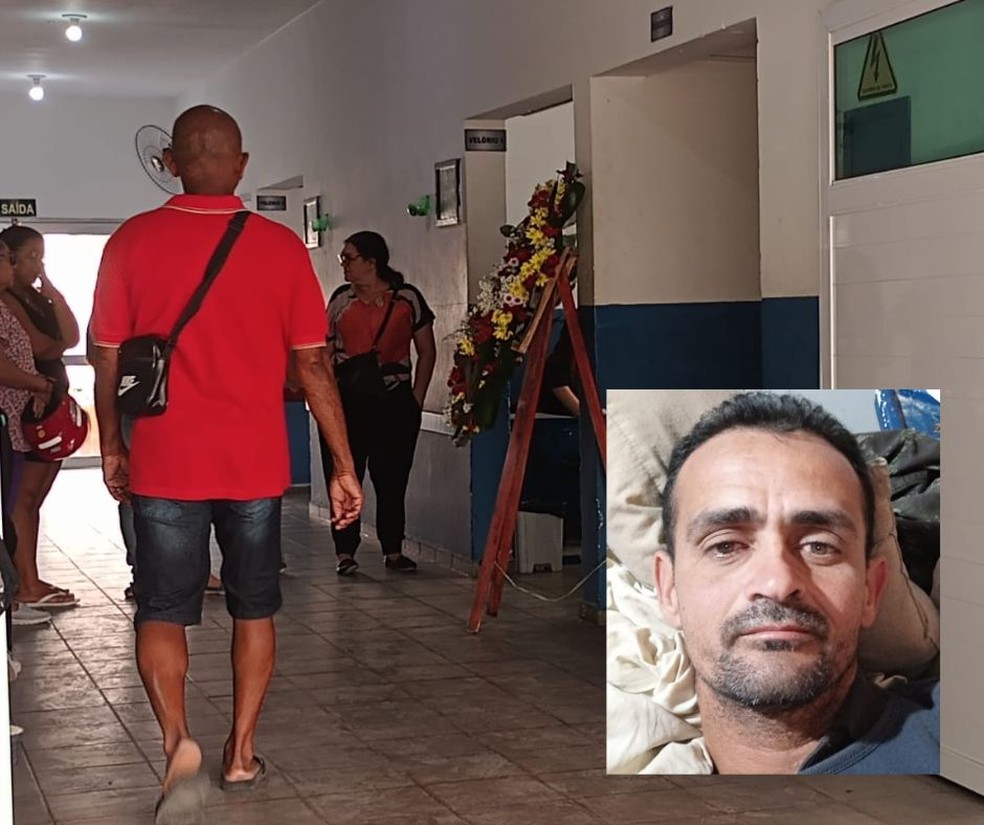 Corpo de Osil Vicente Guedes é velado no Cemitério da Consolação, em Guarujá — Foto: g1 Santos
