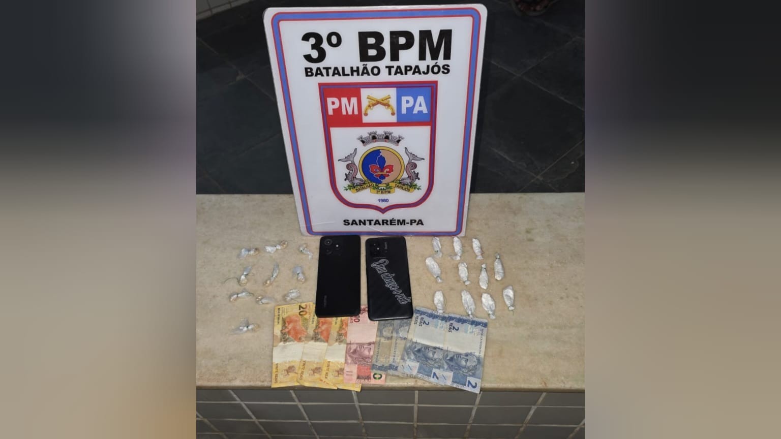 Operação Força Total resulta em apreensão de drogas em Santarém