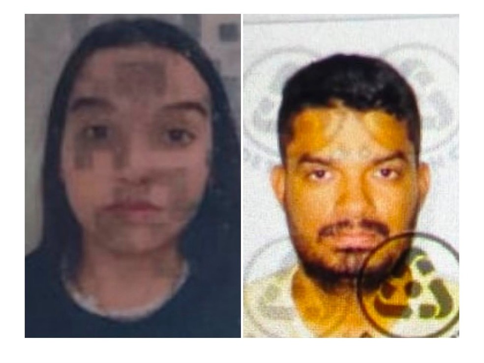 Antônio Igor e Vanessa Elen foram identificados como as vítimas do acidente — Foto: Reprodução