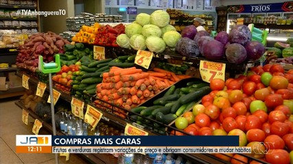 Frutas e verduras registram variações de preço no Tocantins