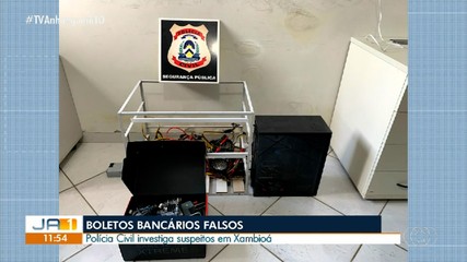 Polícia Civil investiga suspeitos de falsificar boletos bancários em Xambioá