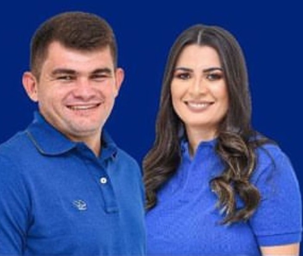 Marcelo Oliveira e Damária Jácome na campanha eleitoral de 2020 — Foto: Divulgação