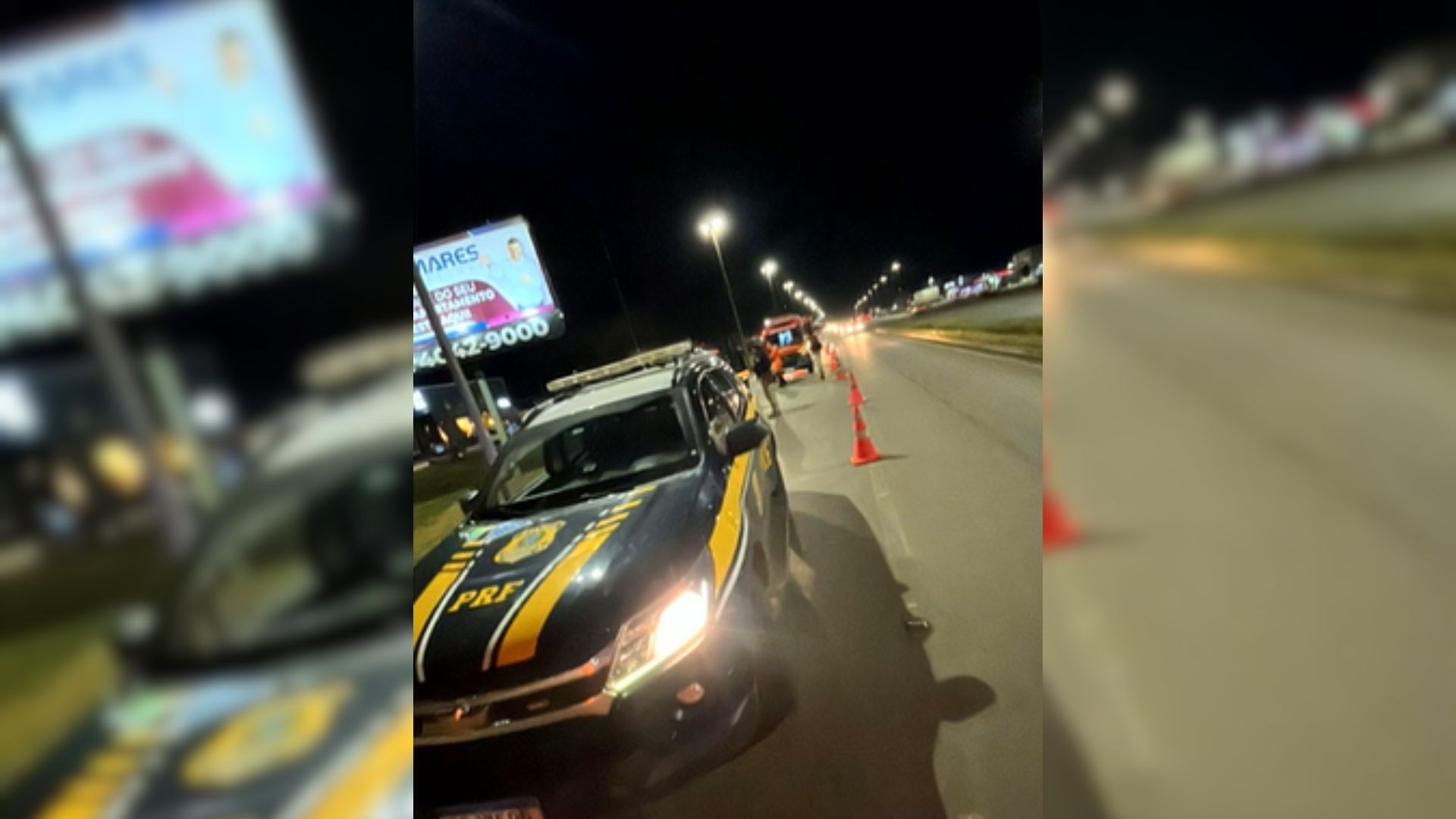 Motociclista morre após ser atropelado por viatura durante perseguição policial