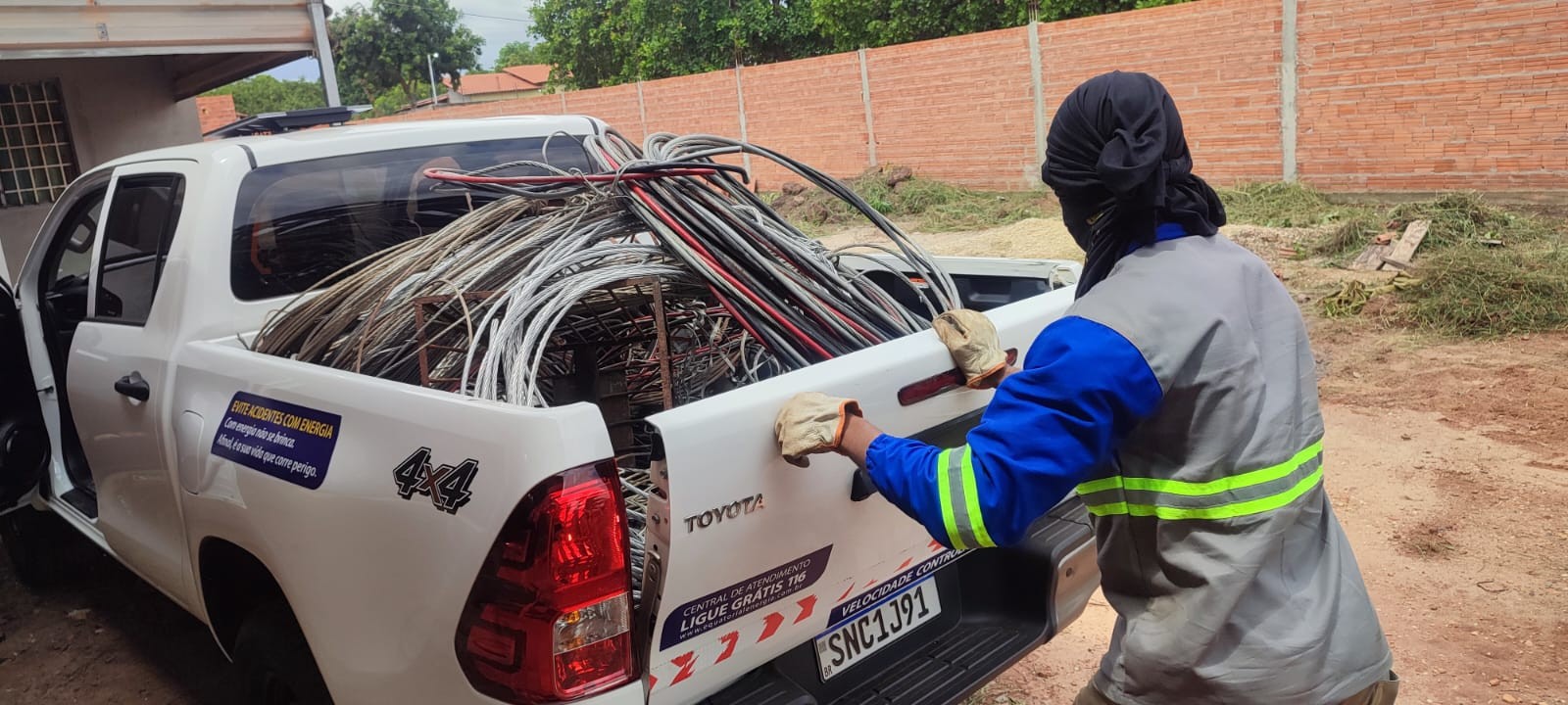 VÍDEO: Cerca de 800 kg de fios de eletricidade furtados são apreendidos em operação em Timon