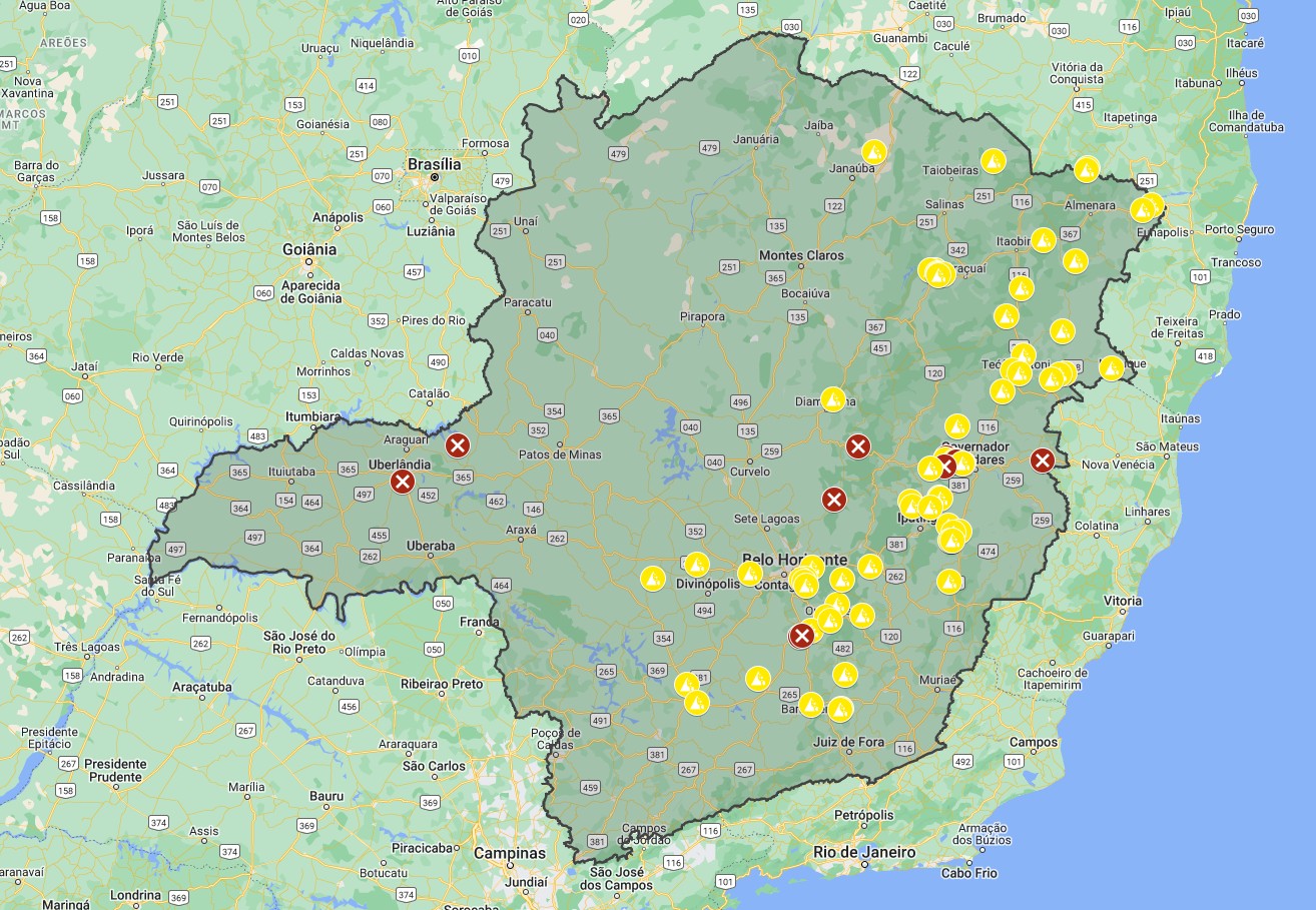 Vai viajar? Veja pontos de interdição pelas chuvas em rodovias de Minas ...