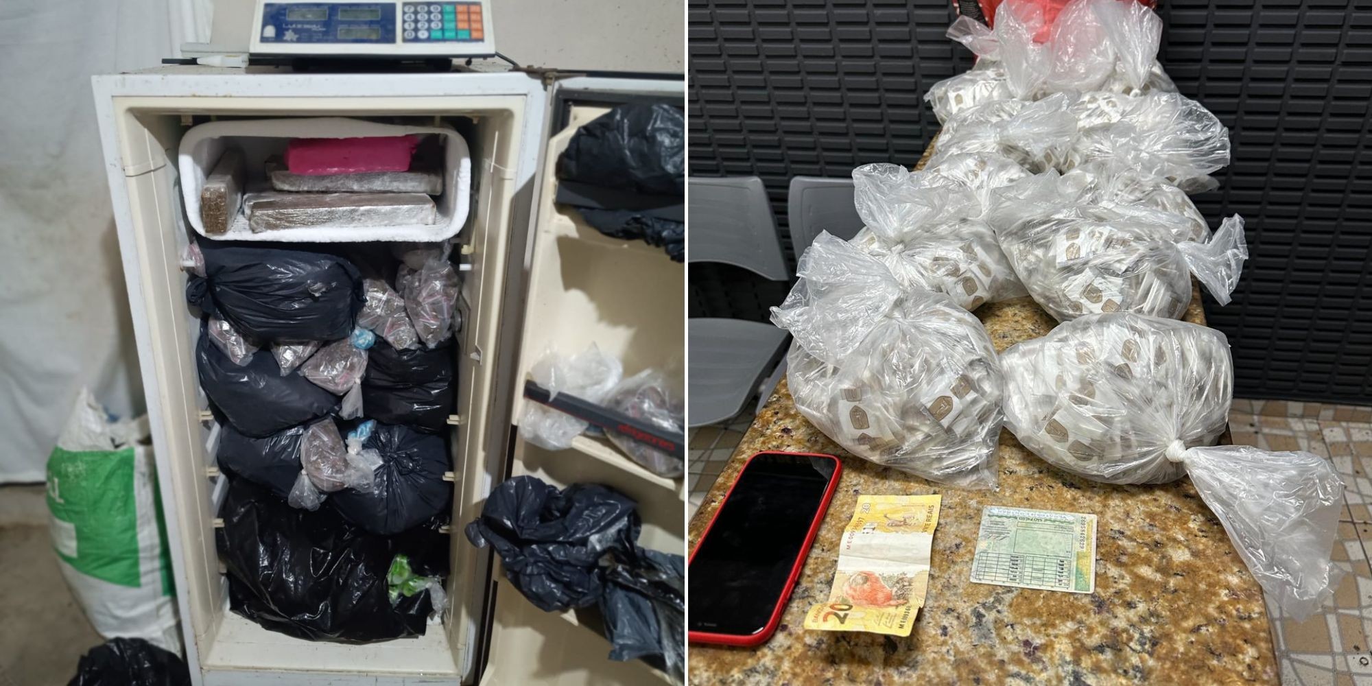 Polícia apreende mais de 75 kg de drogas em casa e prende homem em Ferraz de Vasconcelos