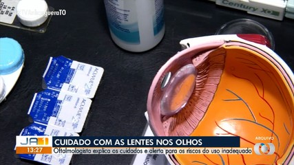 Uso inadequado de lentes de contato pode representar riscos à saúde dos olhos