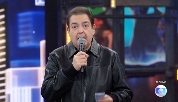 Faustão — Foto: Jornal Nacional/Reprodução