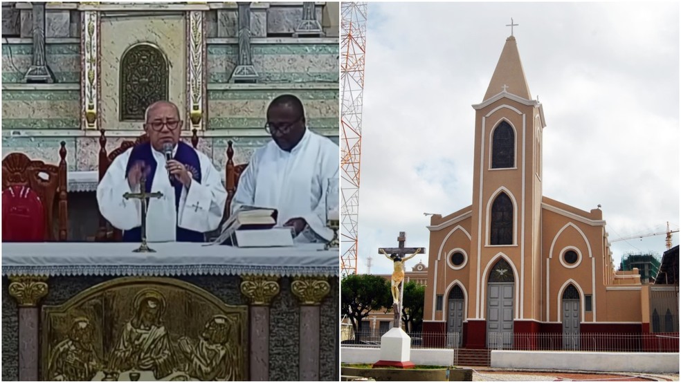 Padre denuncia casos de nudez e importunação sexual nas proximidades de igreja em Fortaleza. — Foto: Reprodução