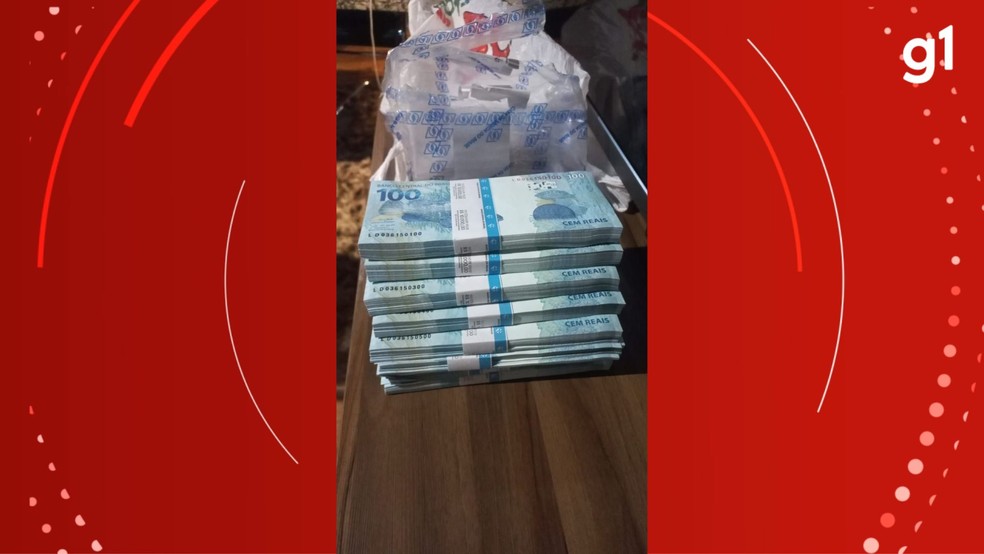 A Polícia Civil encontrou R$ 100 mil em dinheiro na casa da ex-secretária — Foto: Polícia Civil/Divulgação