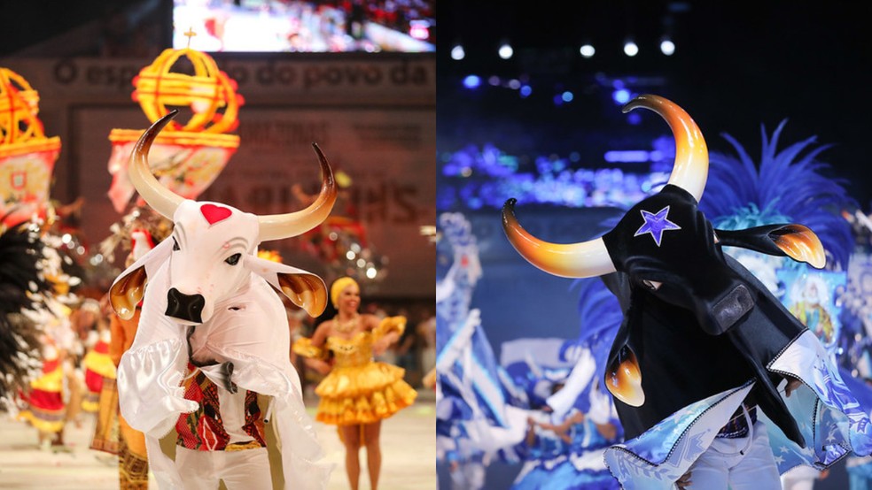 Garantido pede fim de garimpos na Amaznia e Caprichoso exalta luta indgena e quilombola na 2 noite do Festival de Parintins  Foto: Secom