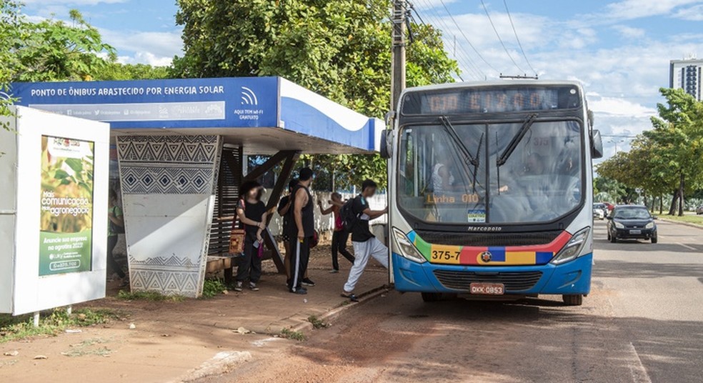 Prefeitura de Palmas vai contratar empresa para construir pontos de ônibus — Foto: Regiane Rocha/Prefeitura de Palmas
