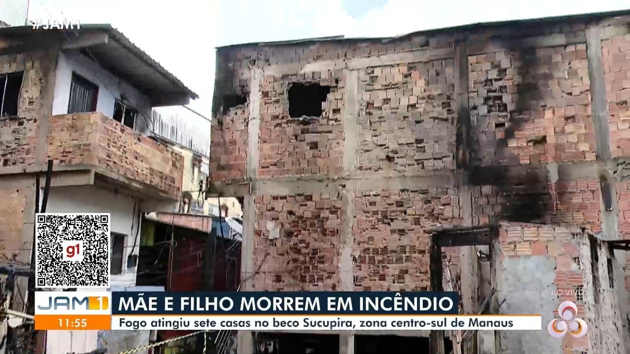 Incêndio que matou mãe e filho em Manaus pode ter sido criminoso; Polícia Civil investiga