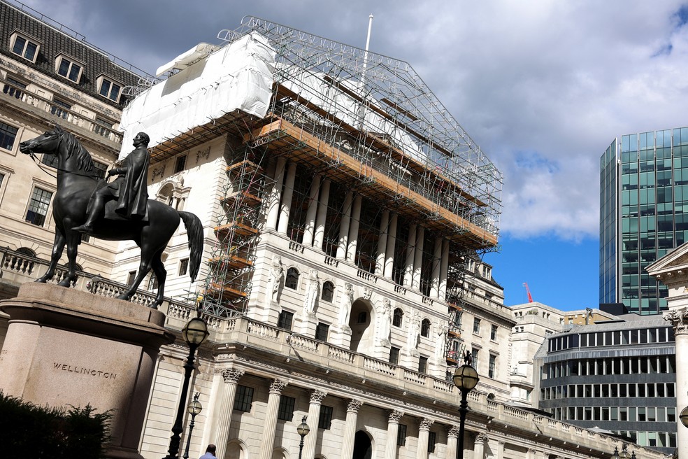 Banco da Inglaterra — Foto: Corey Rudy / Reuters