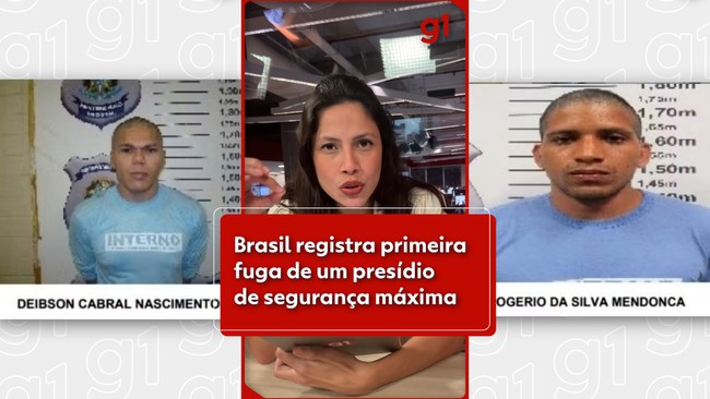 Dois presos fugiram pela primeira vez na história do sistema penitenciário federal