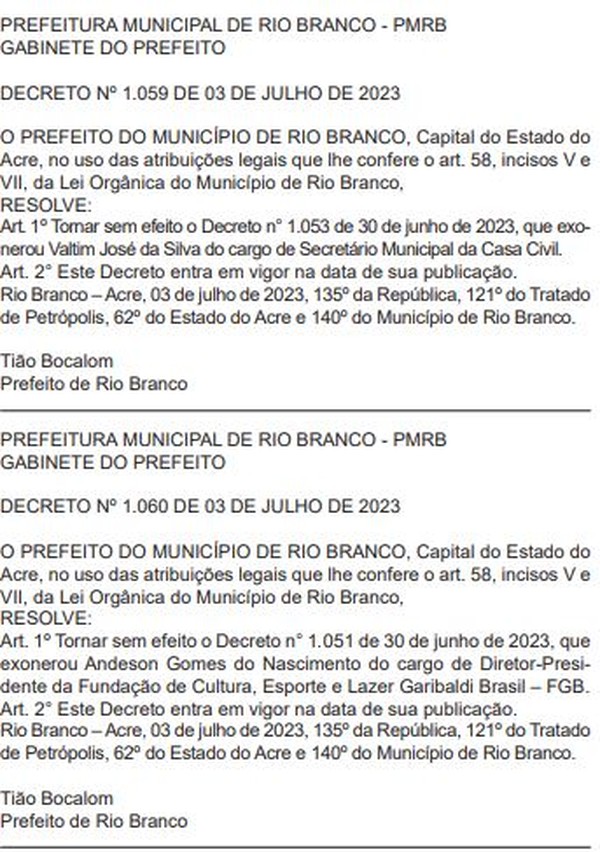 Prefeito Tião Bocalom apoia Rio Branco Futebol Clube e firma parceria –   – Notícias do Acre