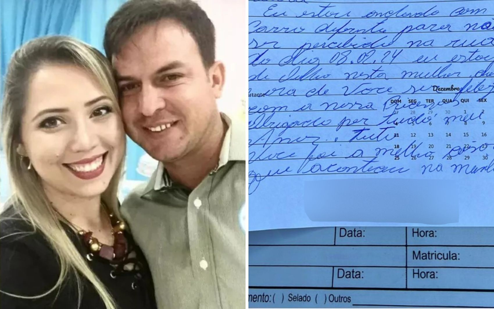 Condenado por matar esposa grávida na frente do filho escreveu carta para família antes de atirar na sogra e ser morto; leia trecho