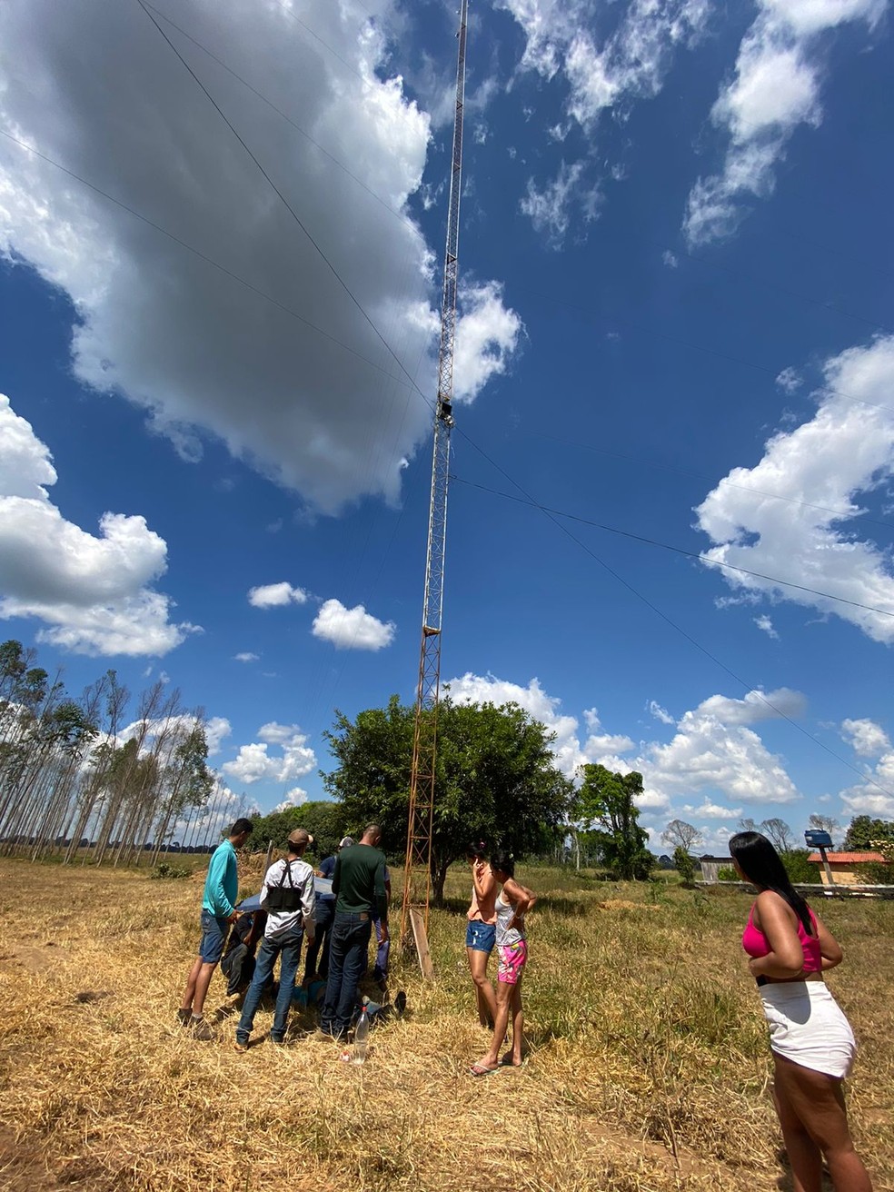 Jovem teria caído de torre enquanto trabalhava na organização de um evento na zona rural de Epitaciolândia — Foto: Alexandre Lima/arquivo pessoal