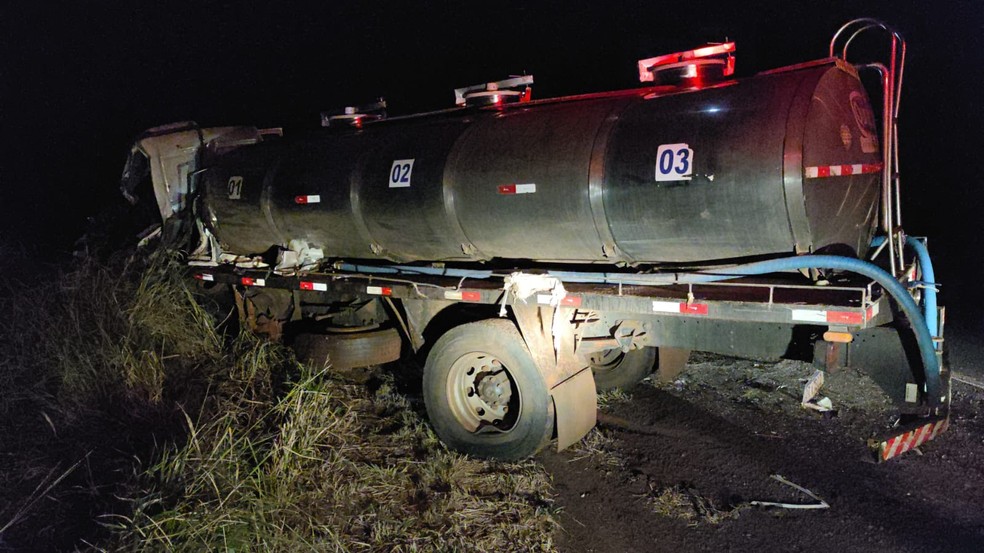 Duas pessoas morrem após acidente de trânsito na Rodovia da Integração, em Dracena (SP) — Foto: Polícia Rodoviária