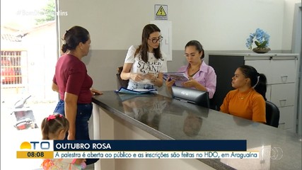 Palestras em alusão ao Outubro Rosa vão ser realizadas em Araguaína