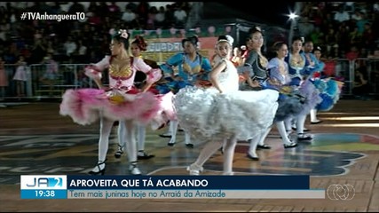 Tradição sertaneja faz parte das apresentações de juninas no Arraiá da Amizade, em Gurupi