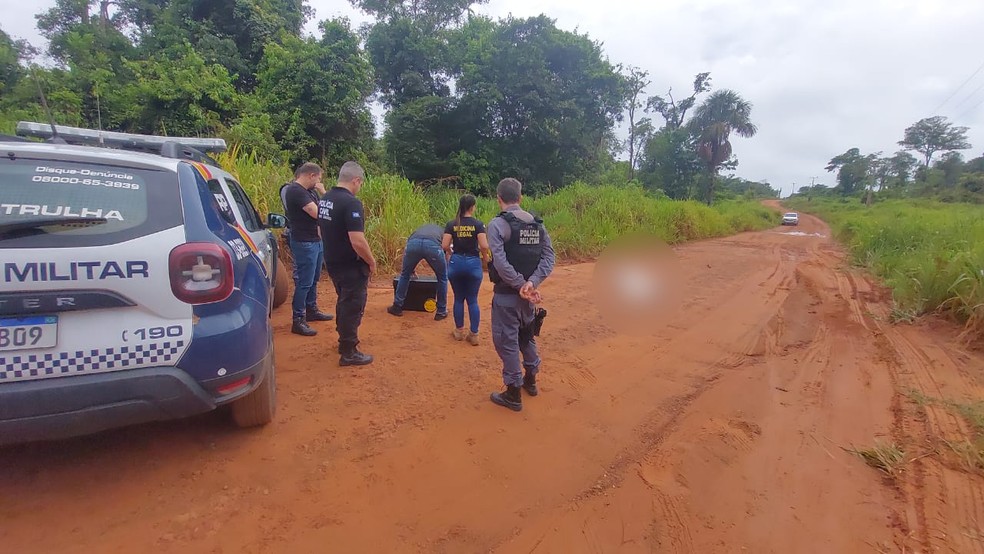 Corpo de mulher foi encontrado nesta terça-feira (5), em Sorriso — Foto: Polícia Civil de Mato Grosso