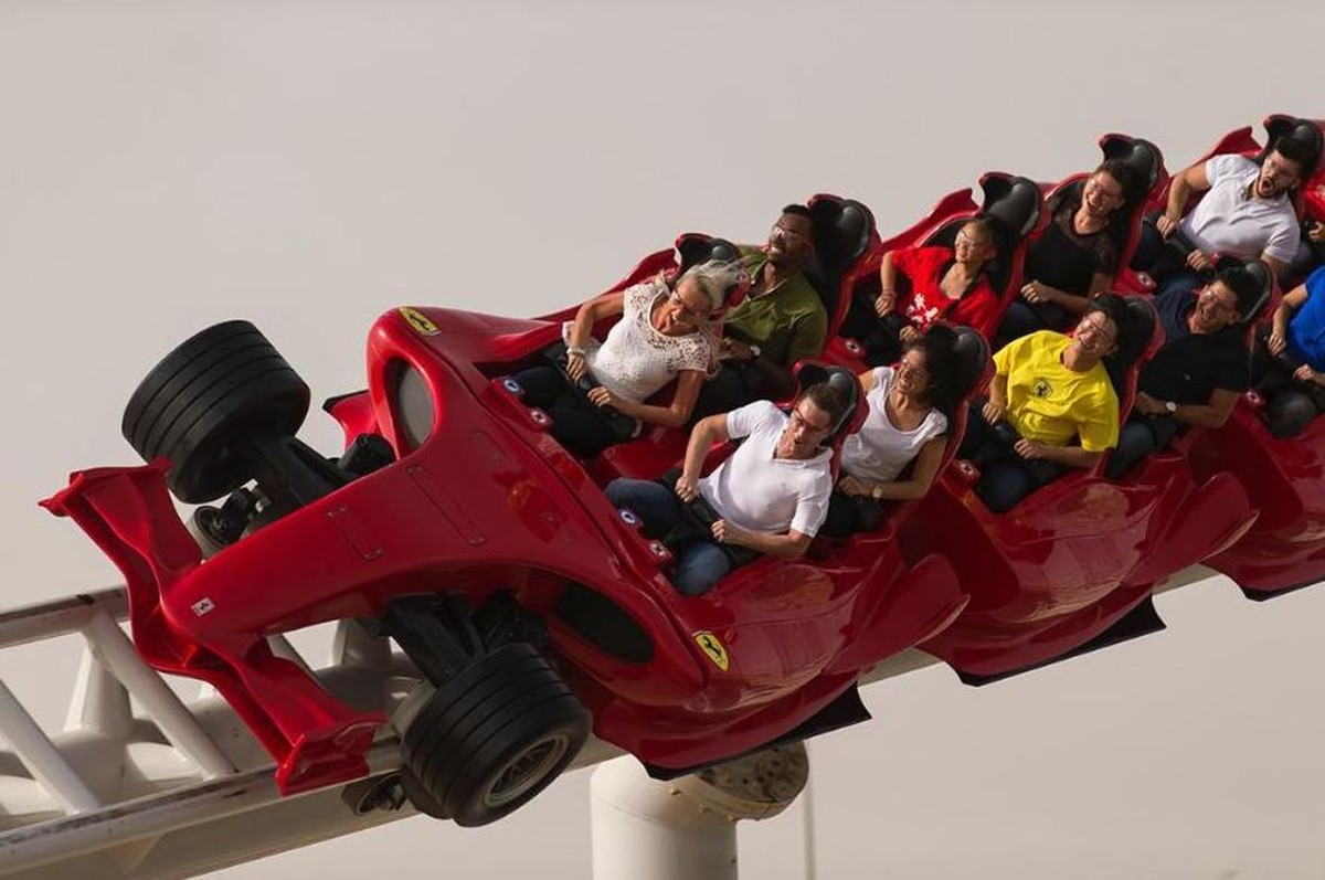 The fastest roller coaster in the world reaches a speed of 240 km/h in less than 5 seconds  Travel and Tourism