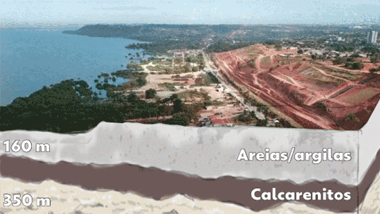 Afundamento em Maceió pode abrir cratera do tamanho do Maracanã - Foto: (Editoria de Arte/g1)