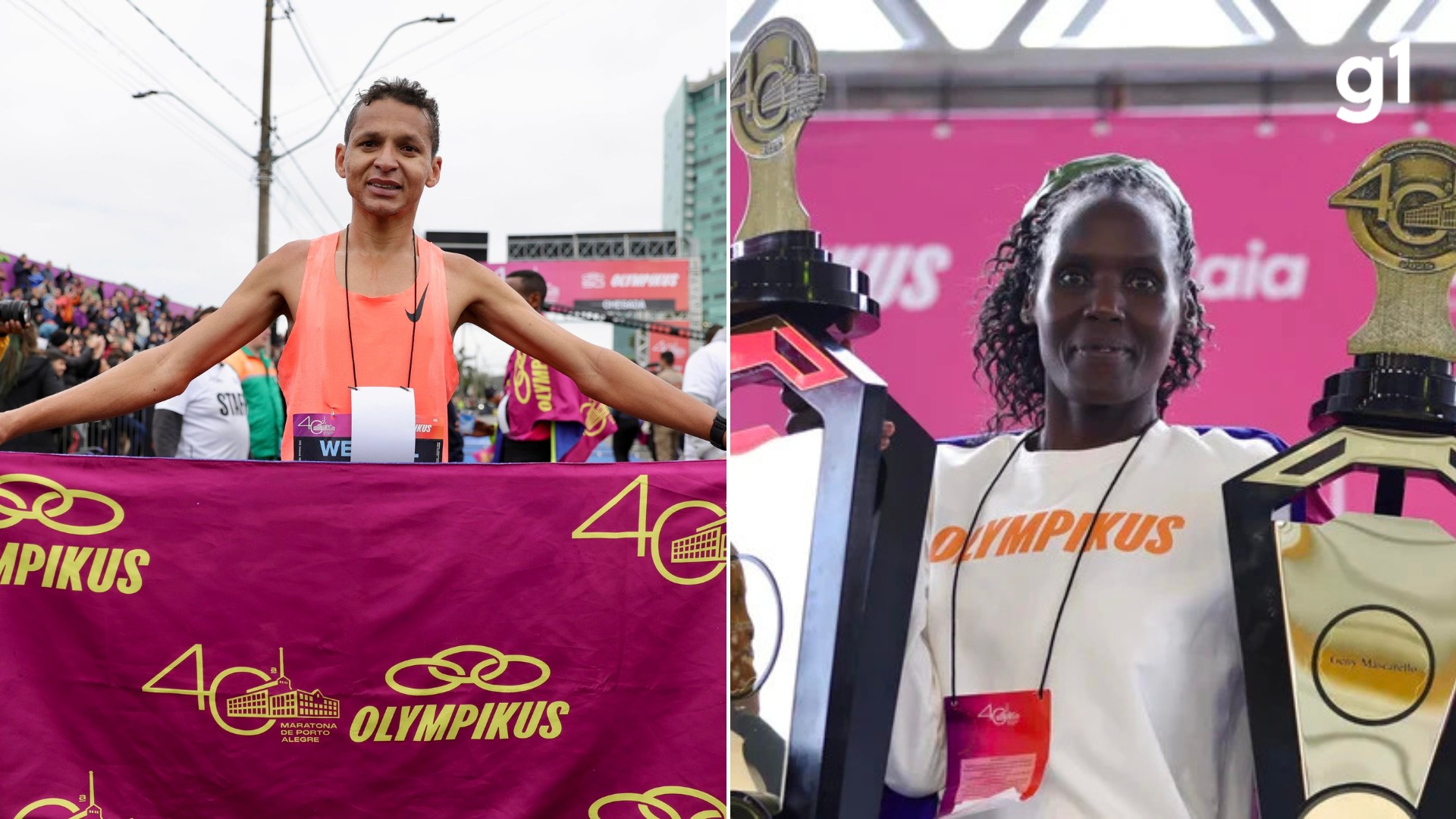 40ª Maratona Internacional de Porto Alegre tem vitória de brasileiro, domínio queniano e morte de jovem