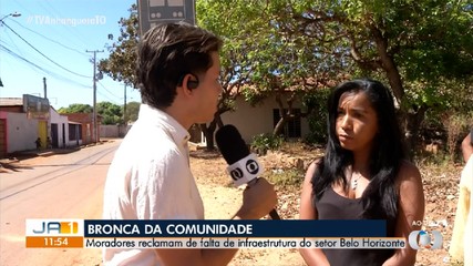 Moradores reclamam da falta de infraestrutura no Setor Belo Horizonte