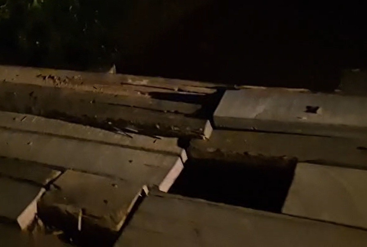 Sinais de desgaste em ponte de madeira na RJ-226 preocupam motoristas em Natividade