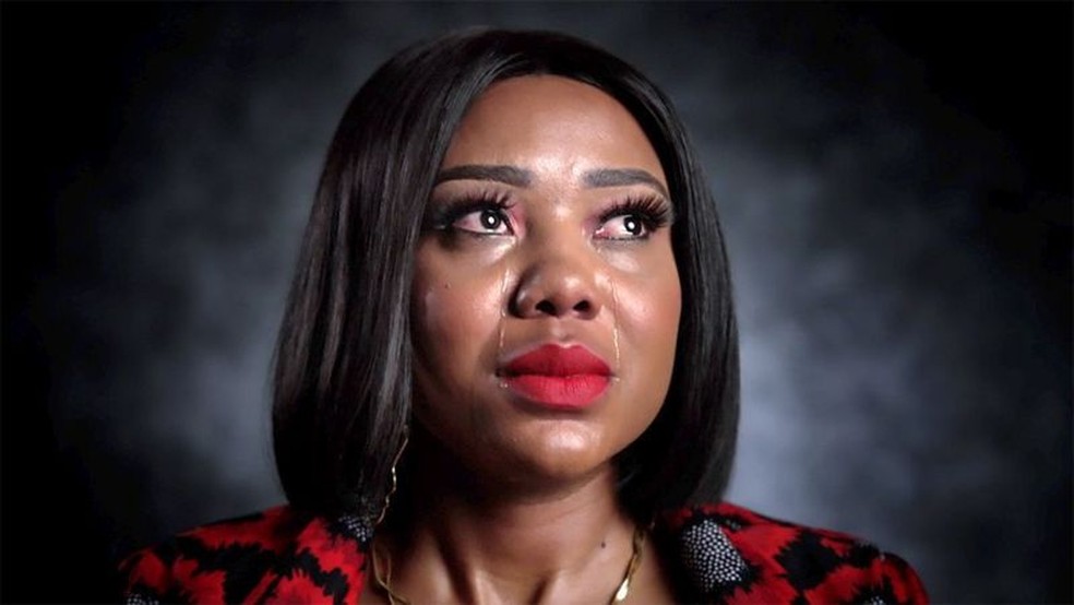 Jessica Kaimu diz que foi estuprada repetidamente por TB Joshua — Foto: BBC