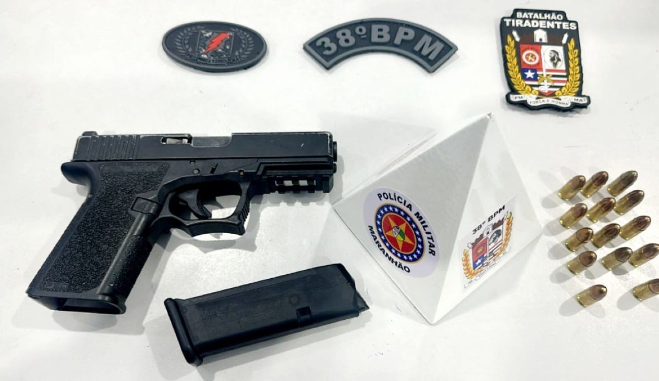 Homem com passagens por roubo e lesão corporal é preso ao ser flagrado por câmeras do CIOPS com arma de fogo