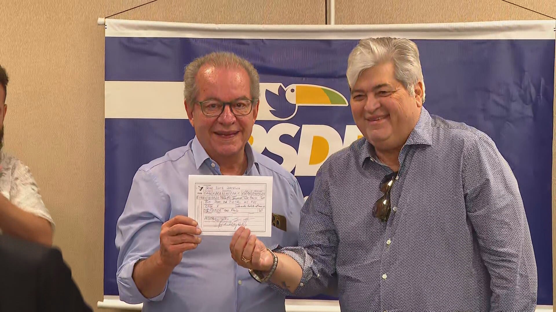 Datena e PSDB dizem que apresentador está confirmado como candidato a prefeito de SP