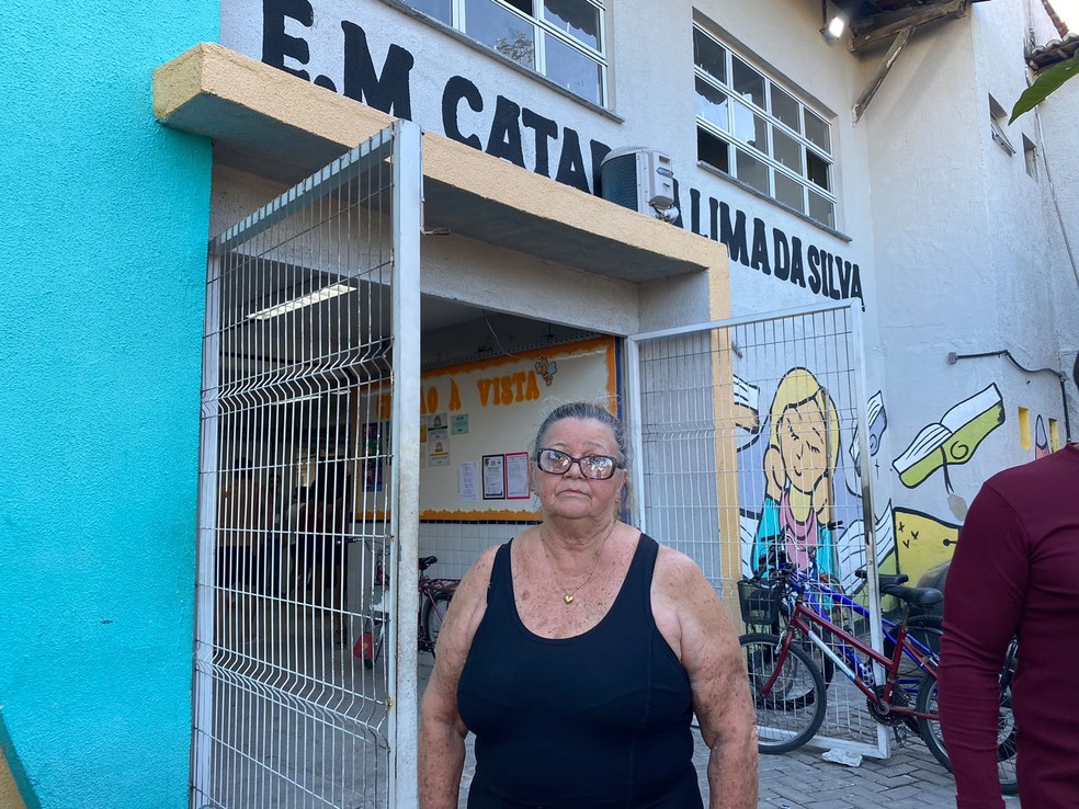 Regina Pereira, de 65 anos, não conseguiu votar no bairro Bom Jardim, em Fortaleza. — Foto: g1