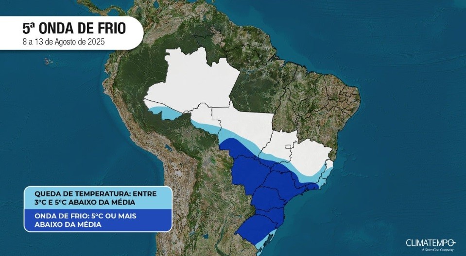 Onda de frio, chuva e geada: veja mínimas e máximas para o fim de semana na região de Piracicaba 