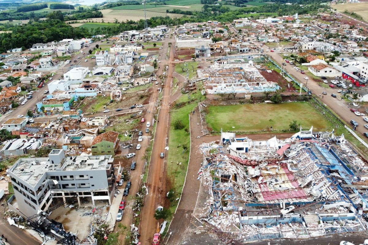 Saiba como ajudar Rio Bonito do Iguaçu, cidade atingida por tornado no Paraná