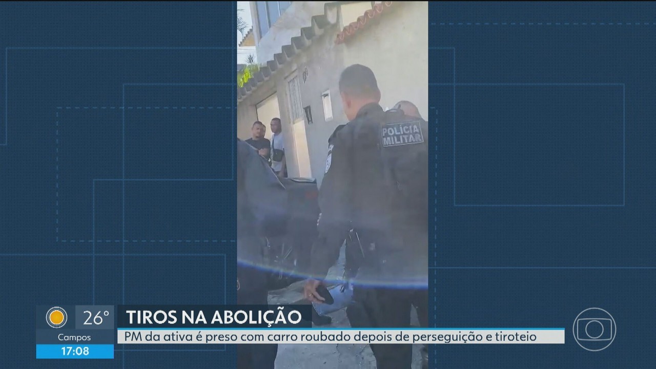 PM é preso ao dirigir carro roubado na Zona Norte do Rio; sargento ainda tentou fugir