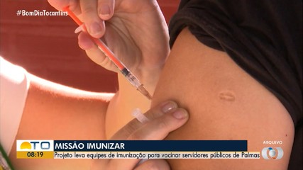 Projeto leva equipes de saúde para atualizar vacinas de servidores municipais de Palmas