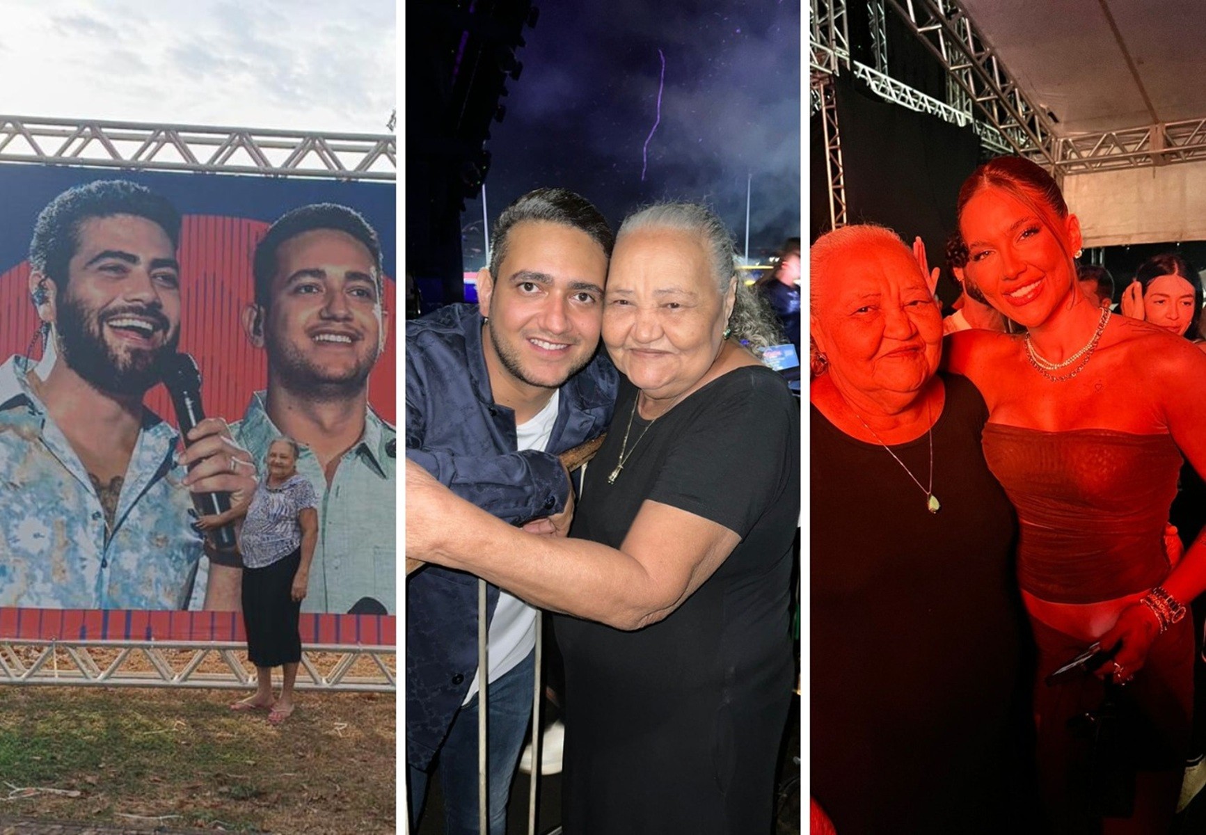 Fã de 75 anos viraliza ao gravar vídeo com outdoor de Henrique & Juliano e ganha convite para show da dupla: 'Era um sonho'