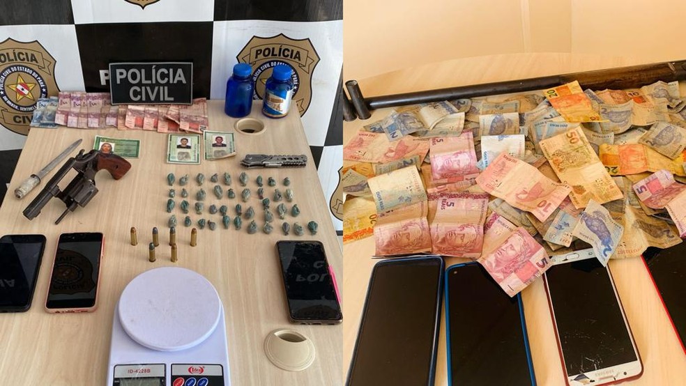 Material apreendido durante operação policial em Santarém, Óbidos e Curuá — Foto: Reprodução