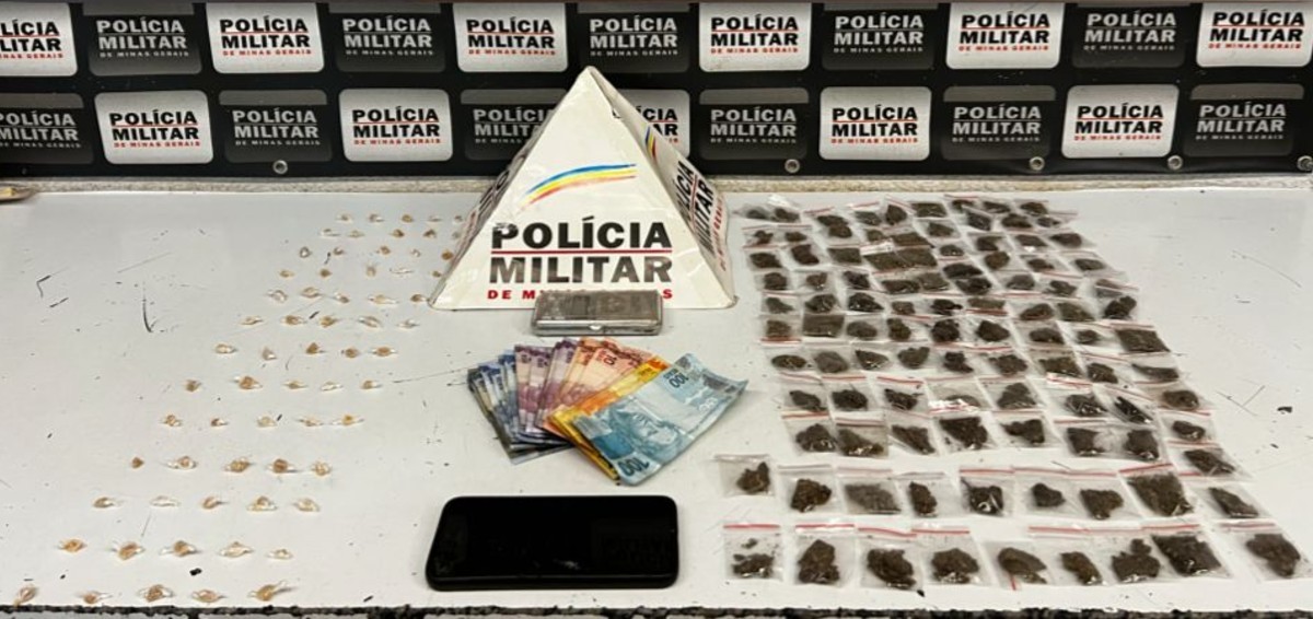 Casal já preso 17 vezes é flagrado com drogas em Divinópolis