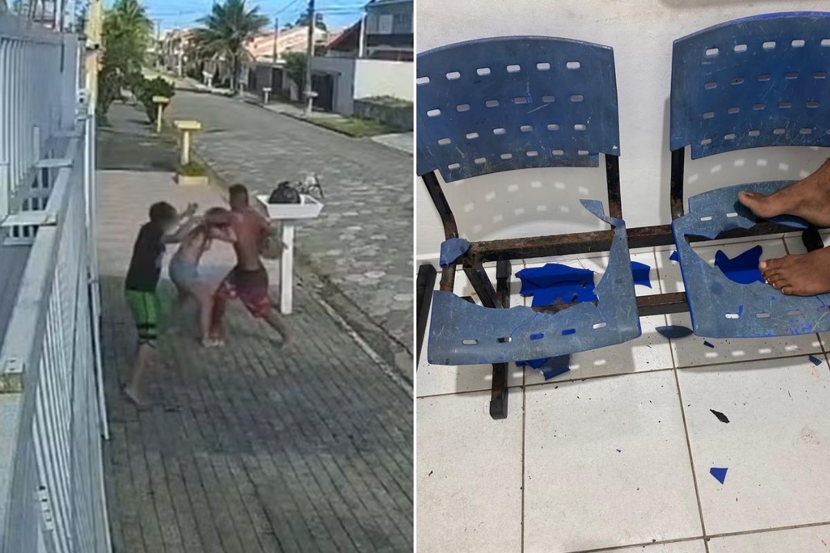 Homem quebra bancos na delegacia após ser preso por agredir mãe e filho com autismo: 'Fora de si', diz delegada 