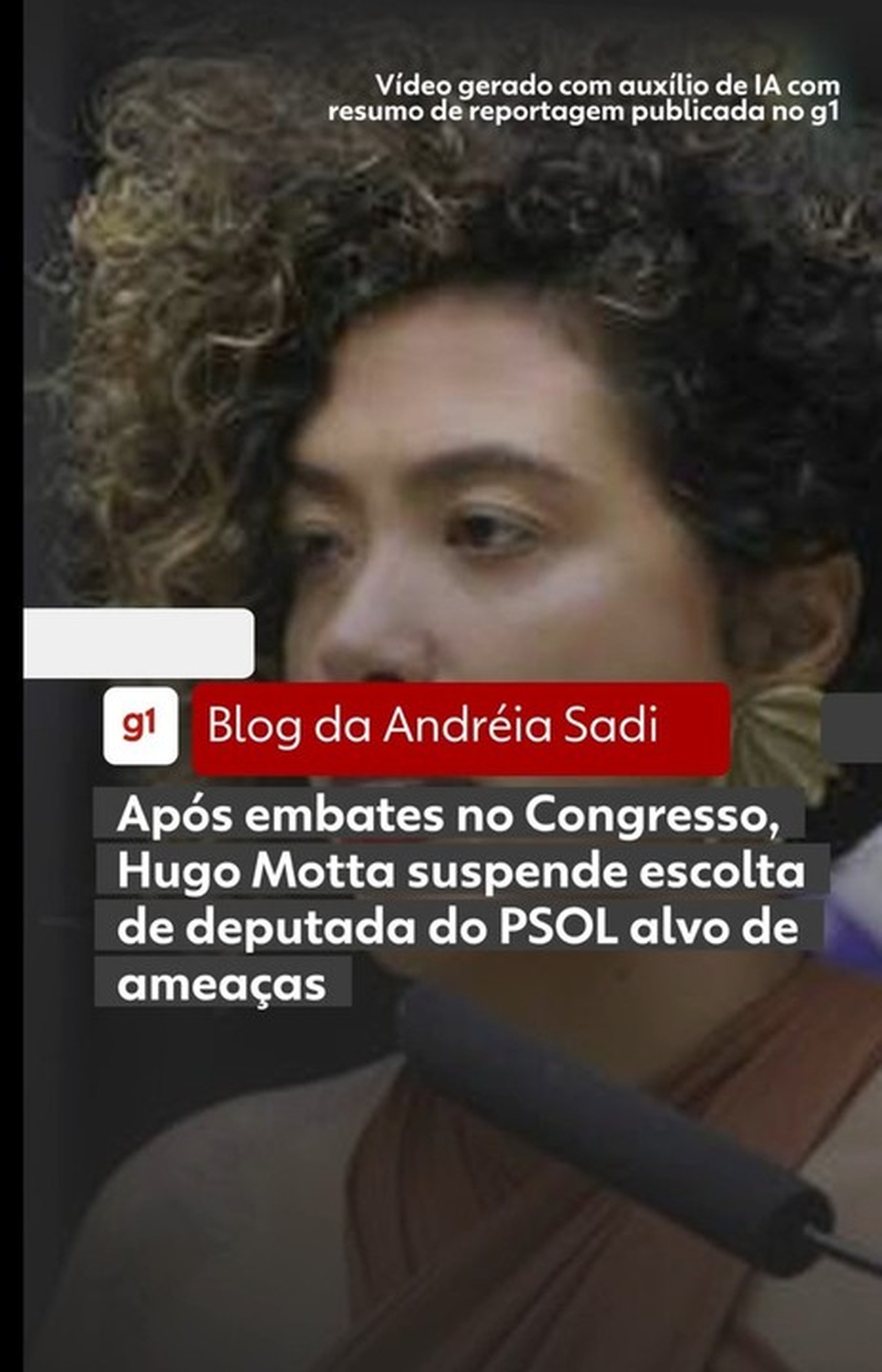 Motta reestabelece provisoriamente escolta de deputada do PSOL alvo de ameaças