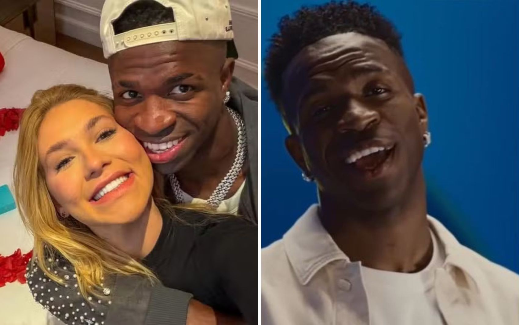 Propaganda com Vini Jr. intriga a web após pedido de namoro a Virginia