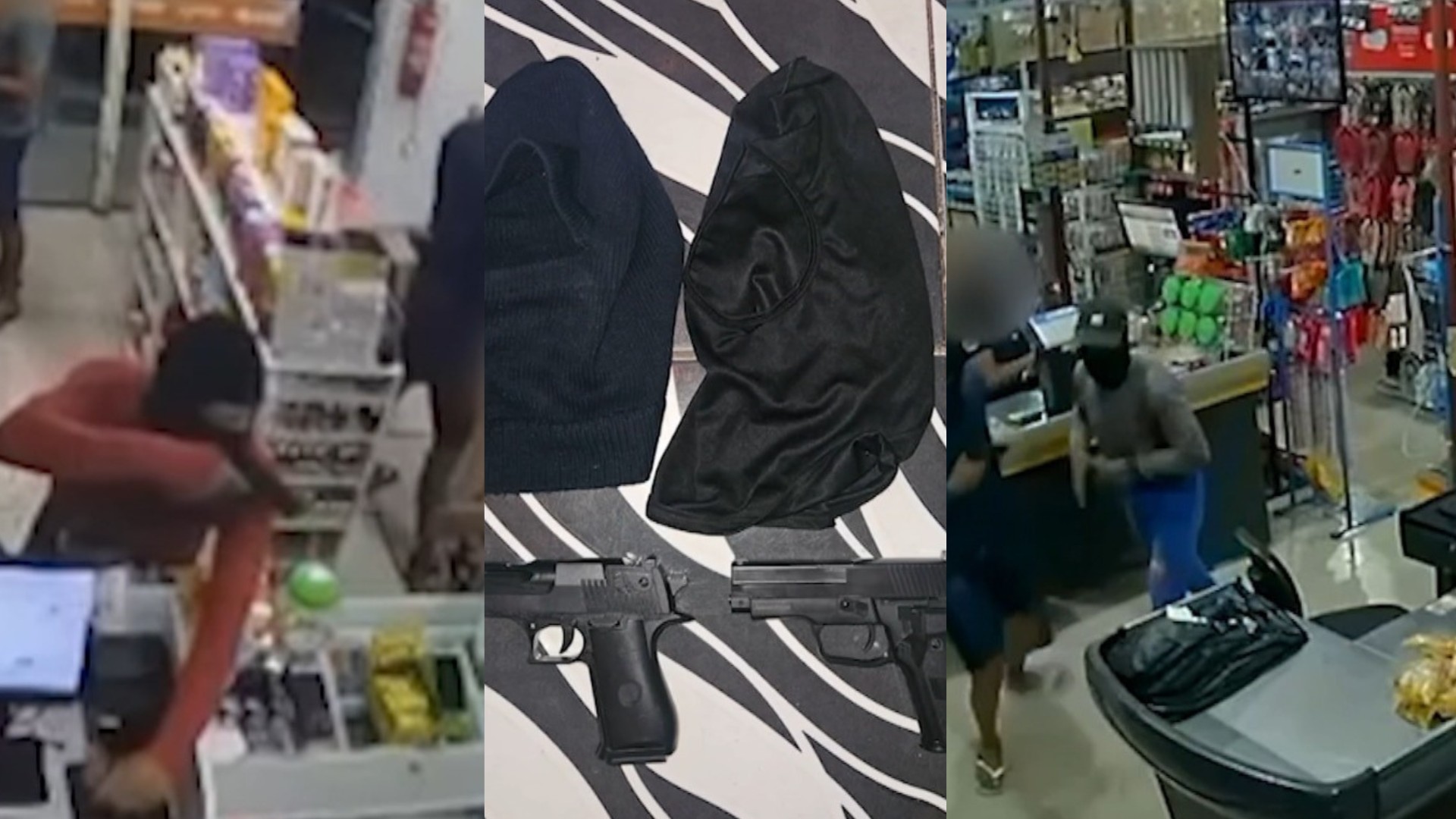 Assaltantes usam armas falsas para roubar estabelecimentos em Castanhal, no Pará