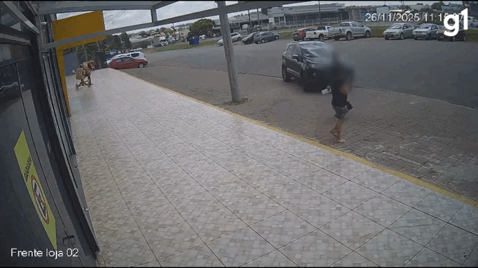 VÍDEO: Homem atropela PM da reserva após esposa registrar ocorrência de violência doméstica no RS