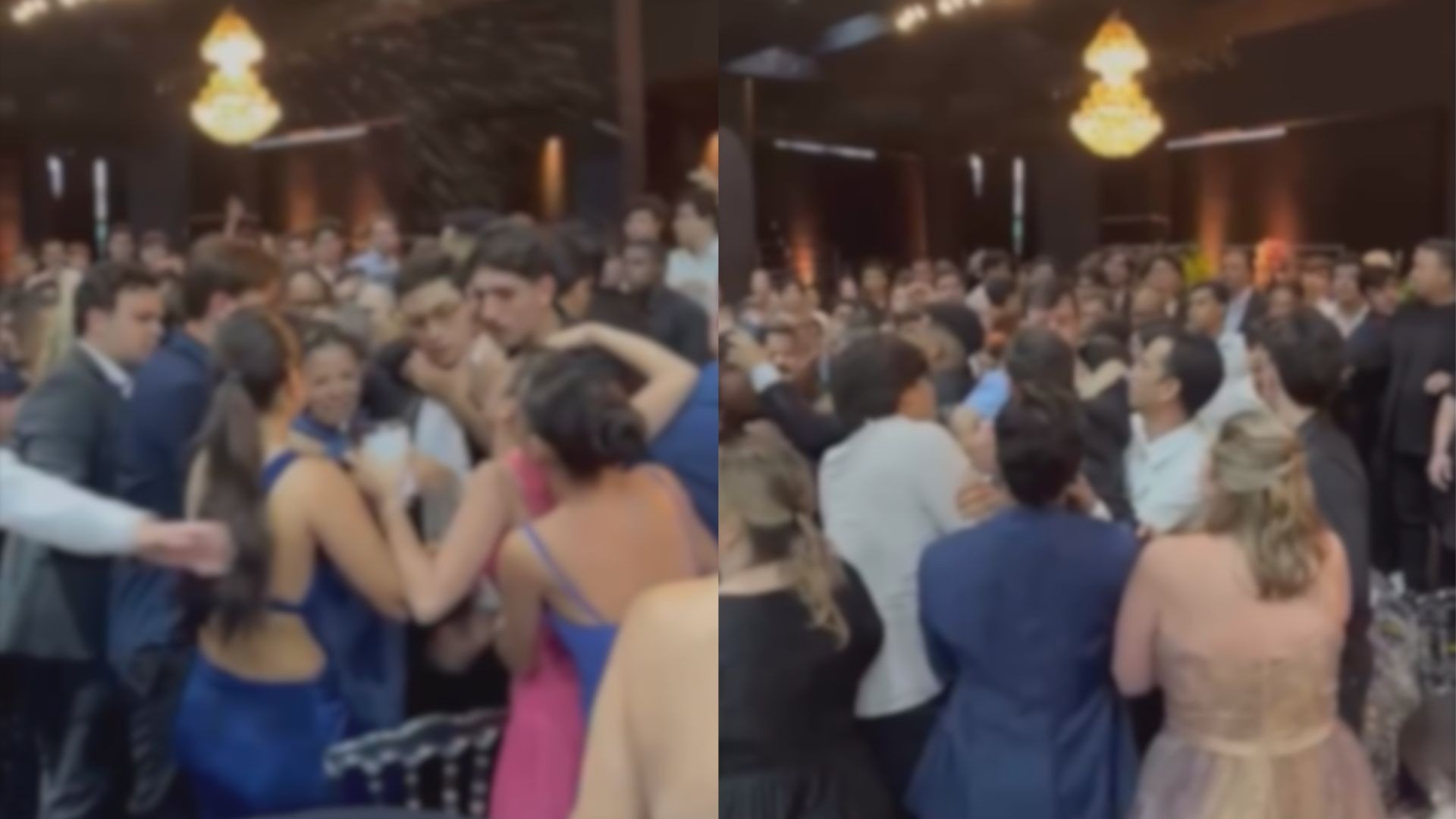 Pai de estudante tenta expulsar DJ de formatura por causa de letra de música, e festa acaba em agressões e bate-boca generalizado; VÍDEO